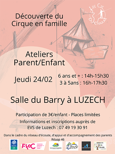 Affiche de l'événement "Cirque en famille"